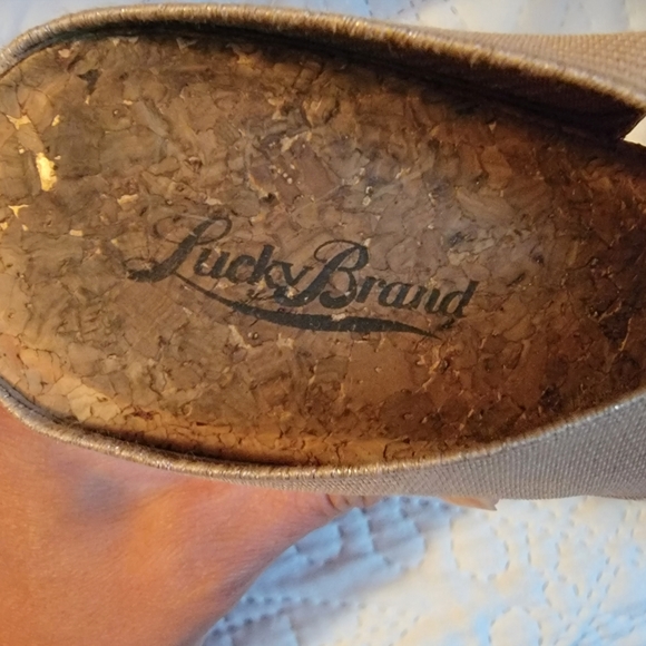 3 for 25 Lucky brand cork platform sandals - Picture 4 of 4